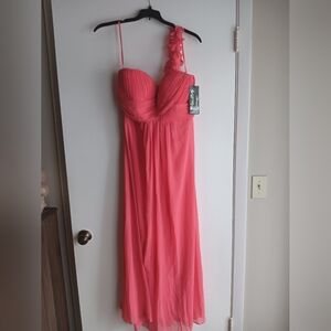 One Shoulder Formal Maxi Dress NWT